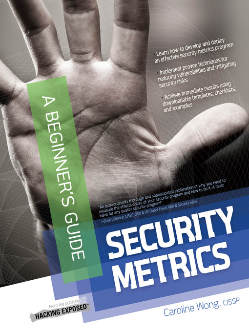 Title details for Security Metrics by Caroline Wong - Available
